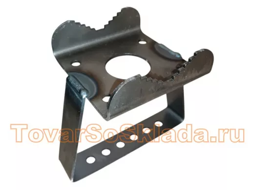 .  Для прожекторов. Кронштейны на трубу круглую от 15 до 51мм усиленные широкие, с отверстием