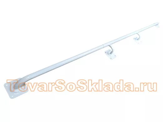 .  Поручни и перила  к стене. Диаметр 32мм, вылет от стены  8см, загнутая подпора.