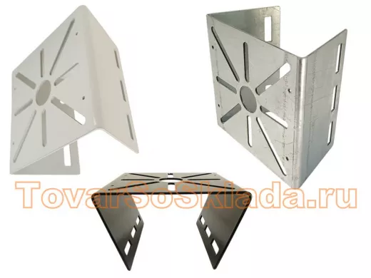 .  Для видеокамер. Кронштейны на столб  одноместные  оцинк.и краш.