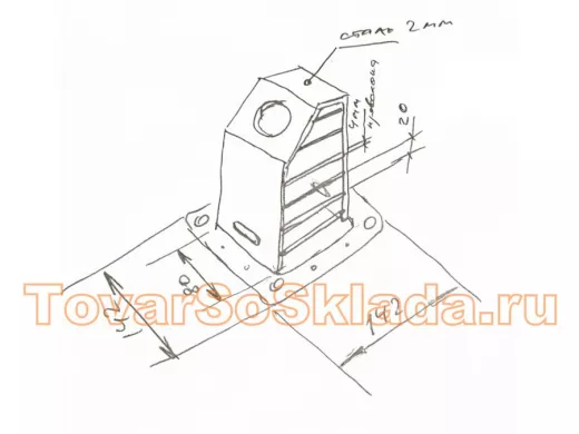 .  Для видеокамер. Колпаки, кожуха защитные 14х14х20см  лист
