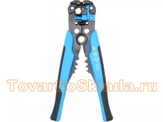 Клещи обжимные, инструмент для зачистки и обжима кабеля 8P8C/6P6C/4P4C/RG-58/RG-59/RG-6