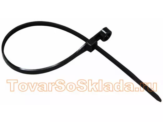 Стяжки (хомуты пластиковые) с монтажным отверстием (под винт)