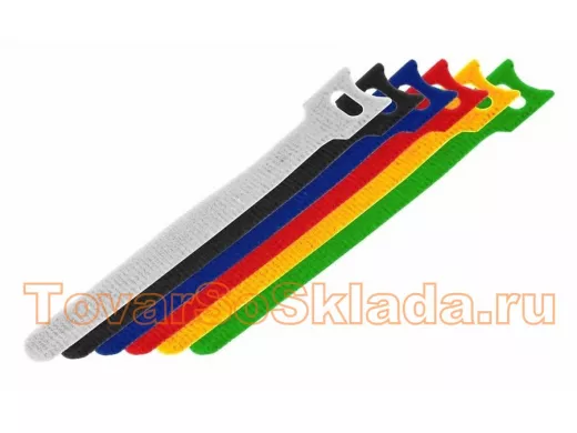 Стяжки (хомуты пластиковые) на липучке