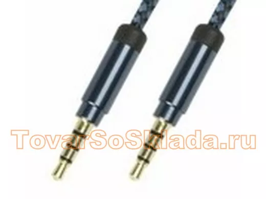 3,5мм штекер 4pin / 3,5мм штекер 4pin (для  смартфона: наушники плюс микрофон)