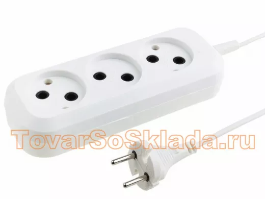 Сетевые удлинители  без заземления