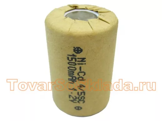 Аккумуляторы для шуруповерта 4/5SC 1,2 Вольта  Ni-Cd