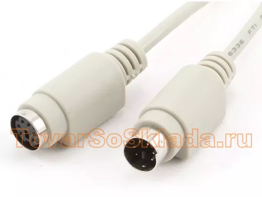 PS2 штекер / PS2 гнездо   удлинитель клавиатуры и мыши