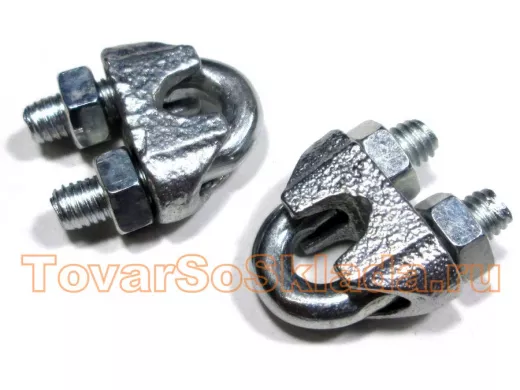 Зажимы для стальных канатов (троса) DIN741