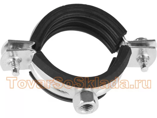 Хомуты с гайкой стяжка-винт оцинкованные