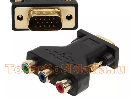VGA / 3xRCA переходник-преобразователь