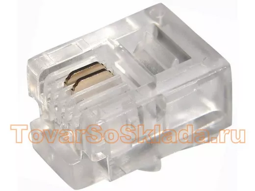 6P-2C (RJ-9) телефонные в линию штекера