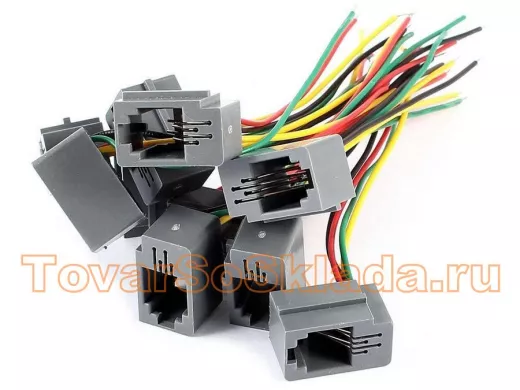 4P-4C (RJ-9) телефонные для трубки гнездо