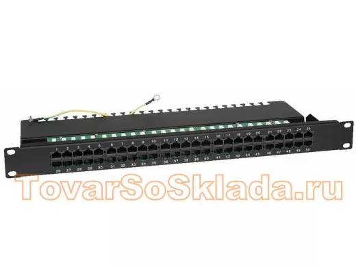 8P8C (RJ-45) для витой пары гнездо (female) патч-панели