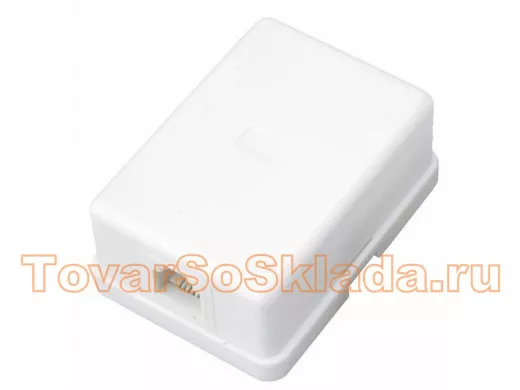 6P-4C (RJ-11) телефонные в линию 1 вход розетка накладная