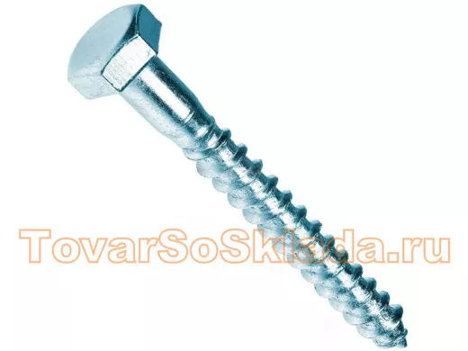 Болты сантехнические оцинкованные (шуруп Глухарь) DIN 571