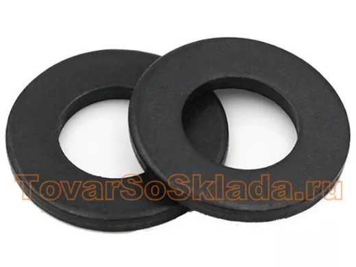 Шайбы плоские DIN 125 без покрытия, фосфатированные (осидированные)