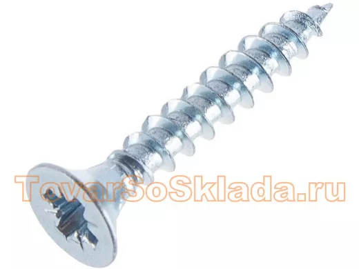 Саморезы универсальные оцинкованные белые POZY