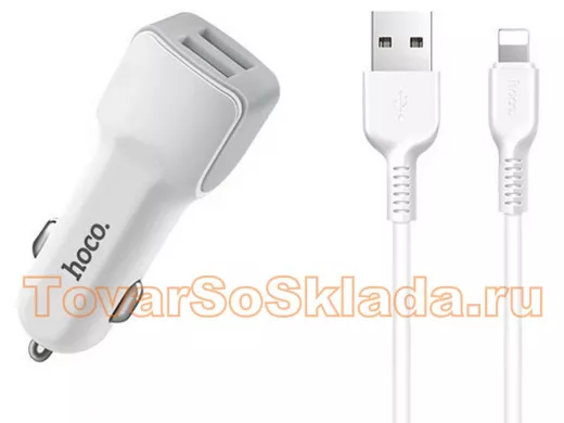 Автомобильные зарядные устройства для телефонов со шнуром  Lightning