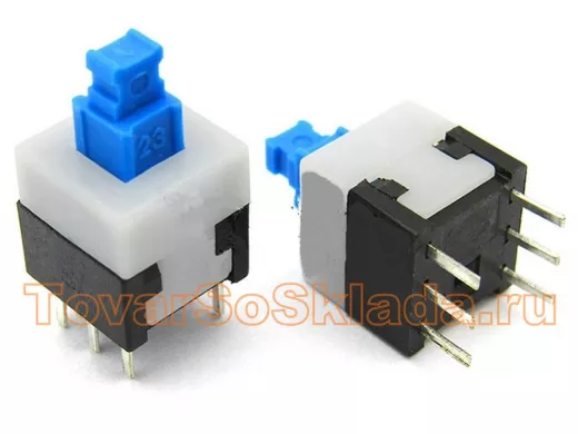 Кнопки с фиксацией на плату