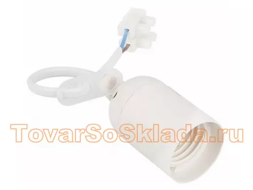 Цоколь E27 с проводом для ламп, патрон