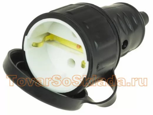 Розетка 1P переносная на кабель (штепсели)