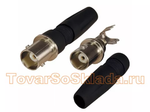 Разъем  гнездо BNC под винт с резиновым колпачком  (PROCONNECT)