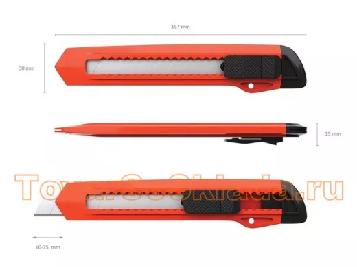 Нож канцелярский 18 мм 