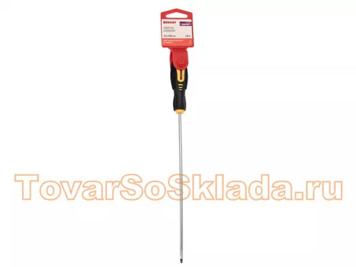 Отвертка шлицевая SL 4х200 мм, двухкомпонентная рукоятка