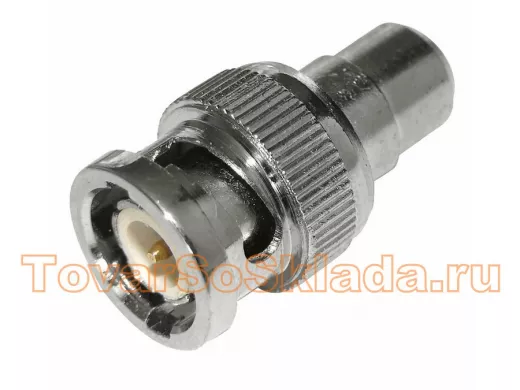 Переходник BNC-штекер / RCA (тюльпан)-гнездо  (01-022)  REXANT