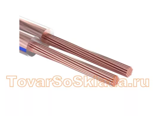 Кабель акустический прозрачный 2х2,0 мм.кв. Blue Line  100m  PROconnect