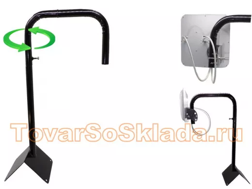 Кронштейн поворотный на конек для антенн, диаметр 32мм 