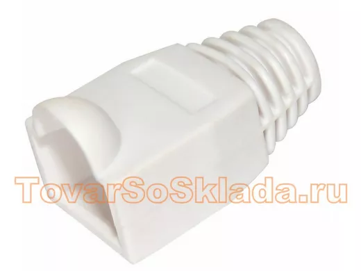 КОЛПАЧОК для штекера 8P8C 8-и контактного  (для комп.вит.пары) RJ-45 белый REXANT