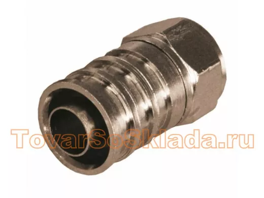 Штекер F-тип ОБЖИМНОЙ на кабель RG6  диаметр 10,5мм  REXANT
