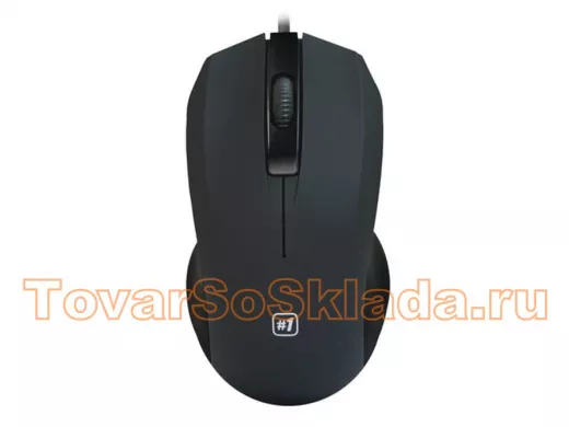 Мышь проводная DEFENDER #1 MM-310, USB, 2 кнопки + 1 колесо-кнопка, оптическая, черная, 52310