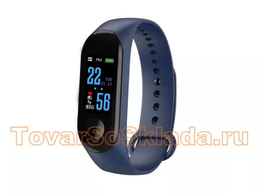 EZRA SW04 Синий cпорт браслет