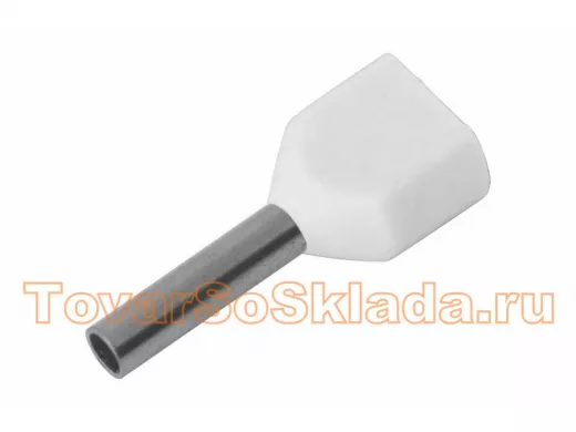 Наконечник штыревой втулочный изолированный 2 x 0.5mm kb  REXANT