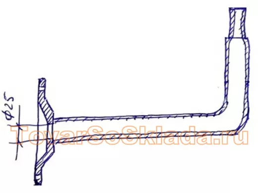 Кронштейн для видеокамер и антенн, вылет 50 см 