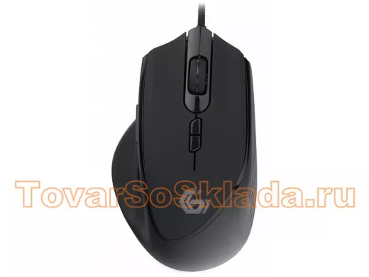 Мышь проводная GEMBIRD MG-570, игровая,USB, 7 кнопок,6 реж.подсв.,кабель ткан 1.8м,черный, 3200 DPI