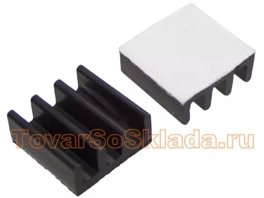 Радиатор  11 х 11 х 5мм, на клеевой основе