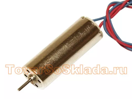 Двигатель 3,7V RC8523RB (L/Dдвиг=23/8,5mm, L/Dвала=8,5/1,0mm, 47500об/м, 0,08А, выв.кр/син.) для ави
