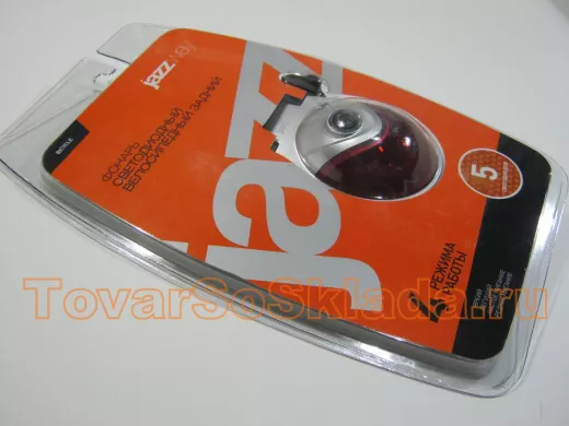 Фонарик велосипедный  Jazzway B-R-L05 LED (вело.задний) BL-1 светодиодный велосипедный задний