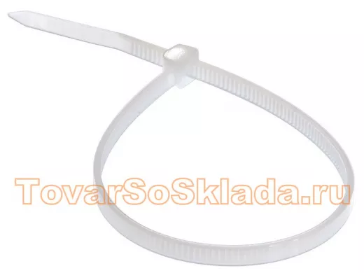 300х4мм кабельный хомут (стяжка нейлонoвая) nylon белая (100 шт) REXANT