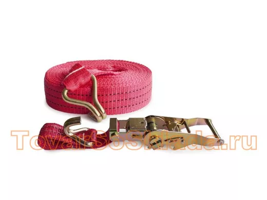 Стяжка крепления груза AVS SGE-28K (эконом) 50мм. х 8м.2т.