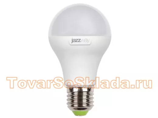 Светодиодная лампа A60 Е27  7W 4000K  JazzWay PLED-ECO  580Lm, аналог 60Вт, 230/50