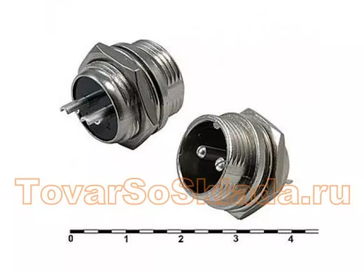 GX16M-2B Цилиндрические малогабаритные SZC РАЗЪЕМЫ