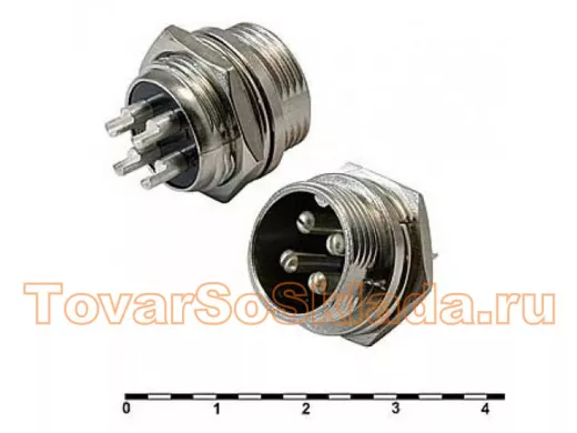GX16M-4B Цилиндрические малогабаритные SZC РАЗЪЕМЫ