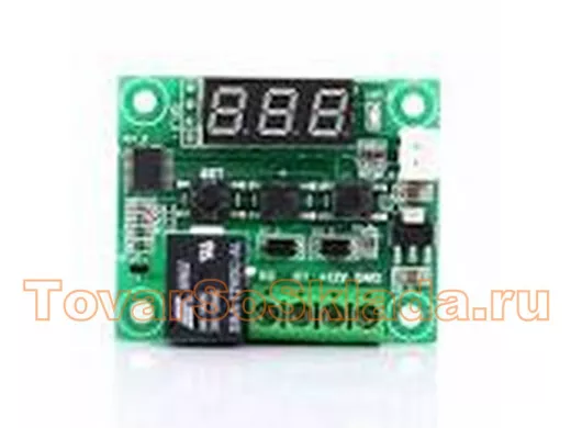 Термостат встраиваемый: DC12V (W1209), Iнагр= 250V/15A (-55; +110С) дисплей