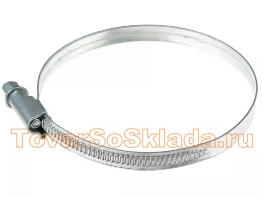 Хомут червячный цинк  70-90 мм  