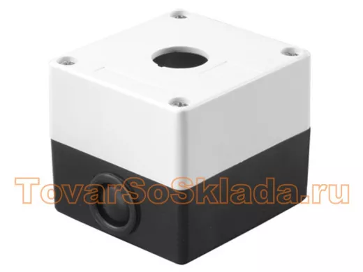 Корпус КП101 для кнопок 1место белый TDM SQ0705-0001