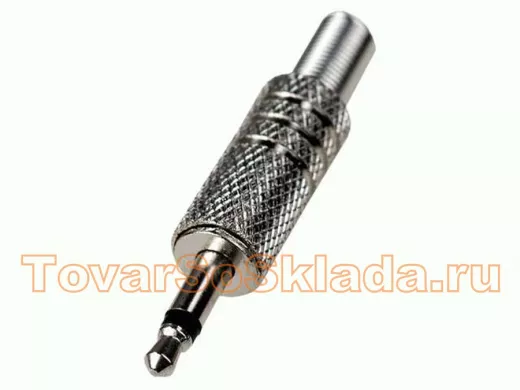 Разъем аудио 3,5мм штекер (моно металл 